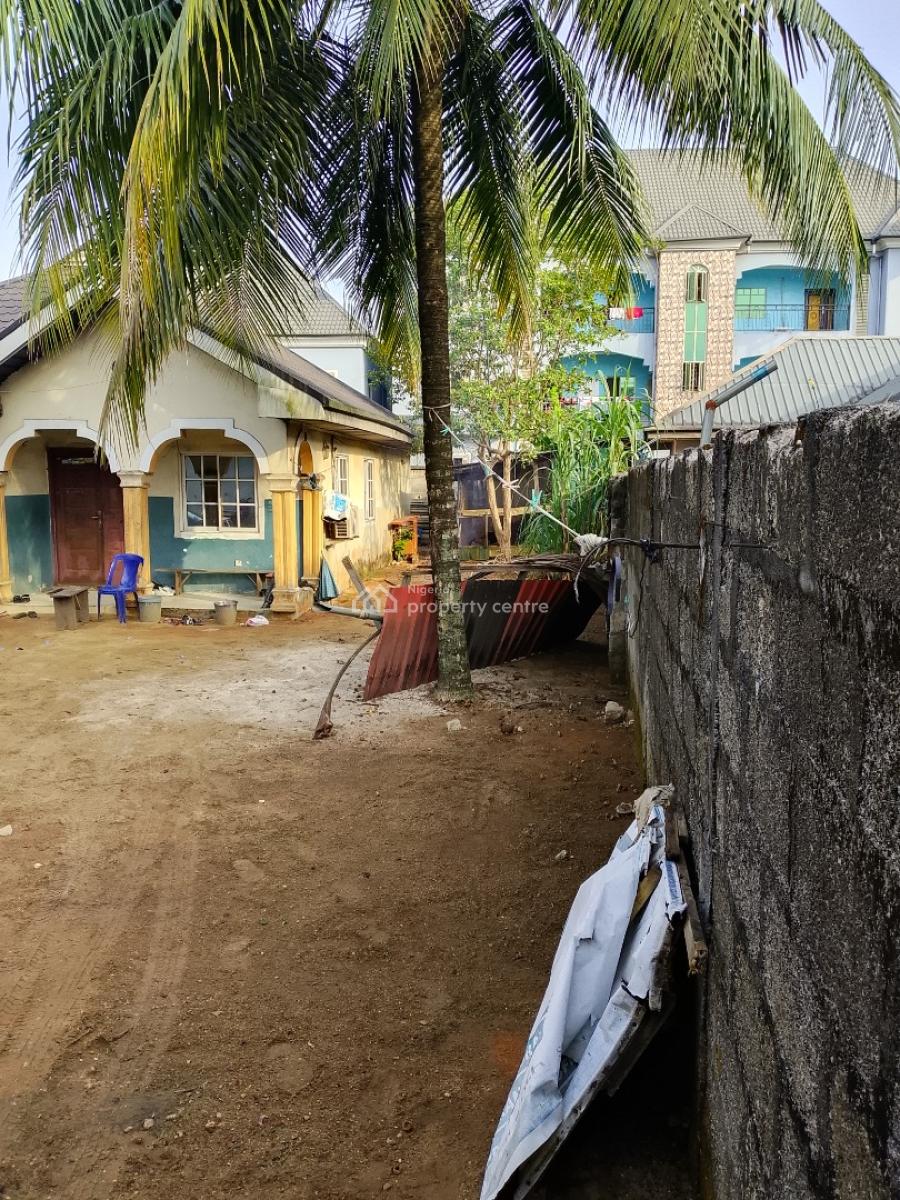 Standard 3 Bedroom Bungalow Wt Shops, After The Flyover/bridge, Eneka, Port Harcourt, Rivers, Detached Bungalow for Sale