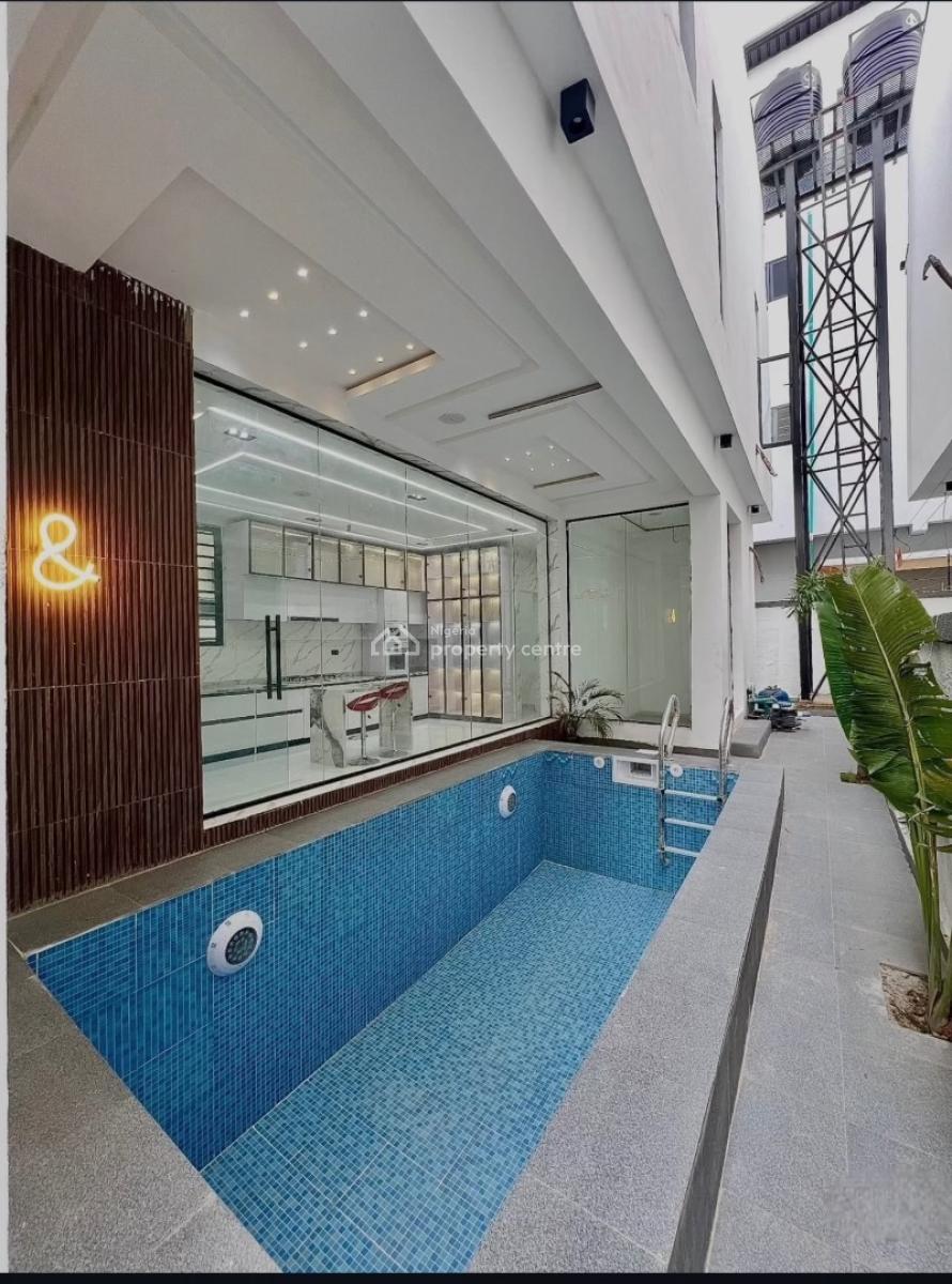 5 Bedroom Stunning House with a Pool and Bq, Chevron Lekki Lagos, Lekki, Lagos, Detached Duplex for Sale