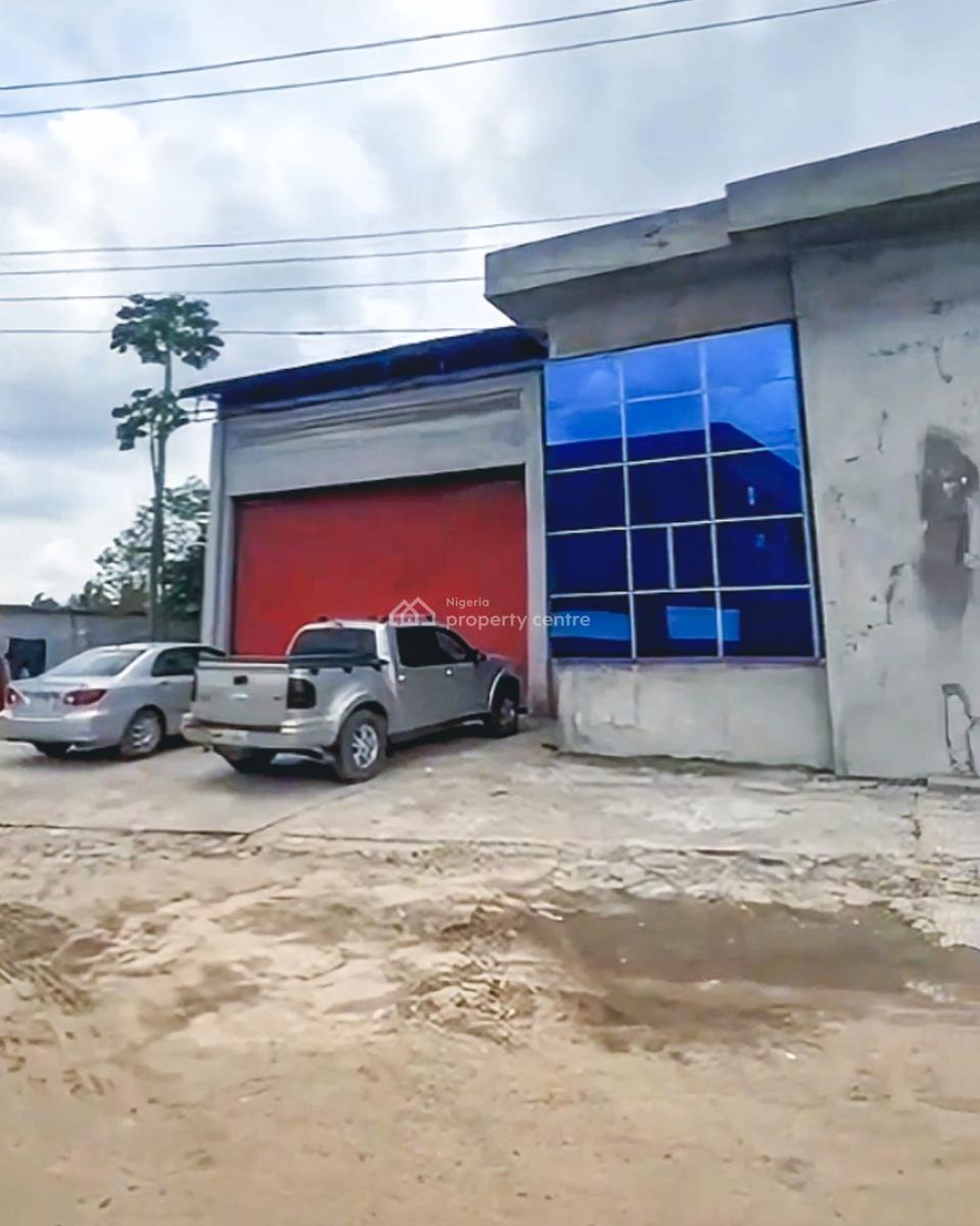 500sqm Warehouse with High Ceilings & Offices, Airport Road, Igwuruta, Port Harcourt, Rivers, Warehouse for Rent