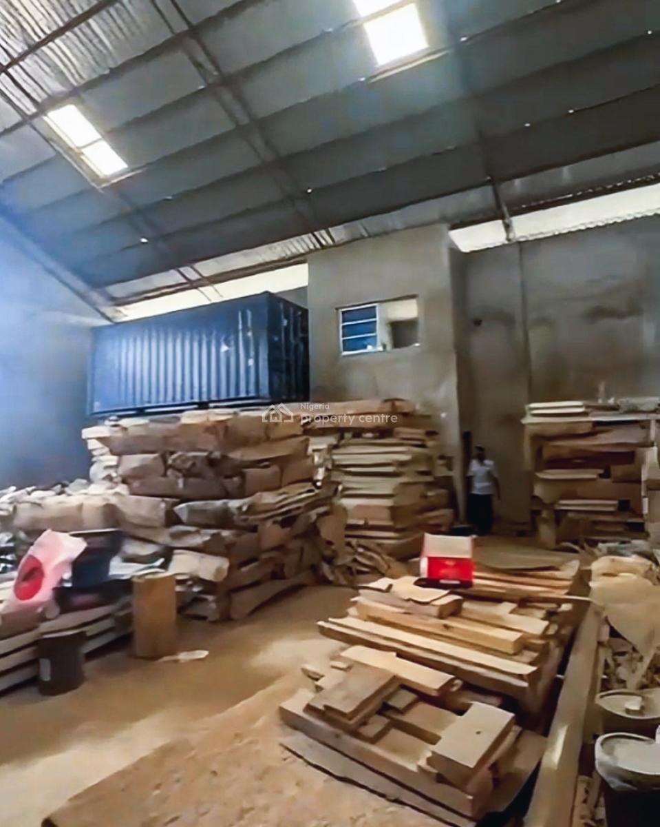 500sqm Warehouse with High Ceilings & Offices, Airport Road, Igwuruta, Port Harcourt, Rivers, Warehouse for Rent