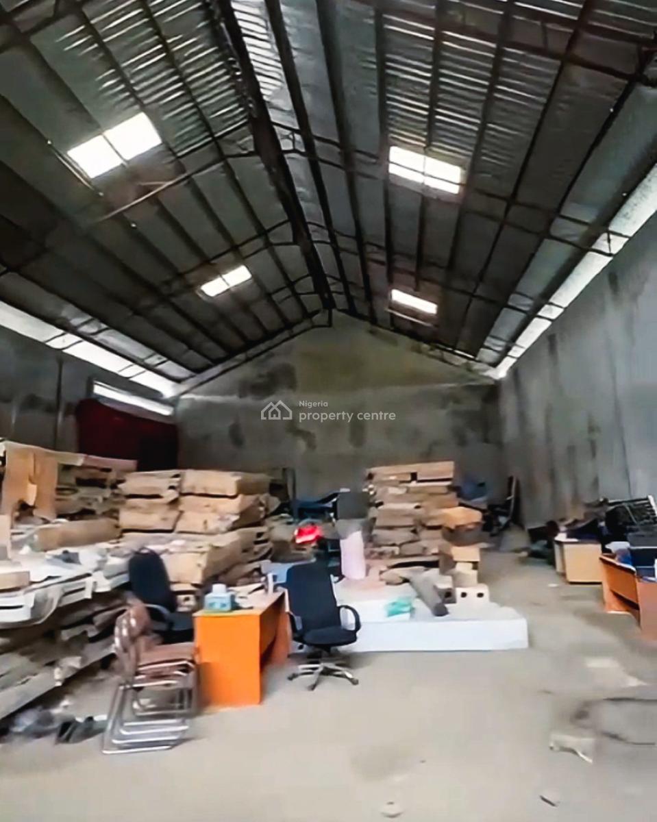 500sqm Warehouse with High Ceilings & Offices, Airport Road, Igwuruta, Port Harcourt, Rivers, Warehouse for Rent