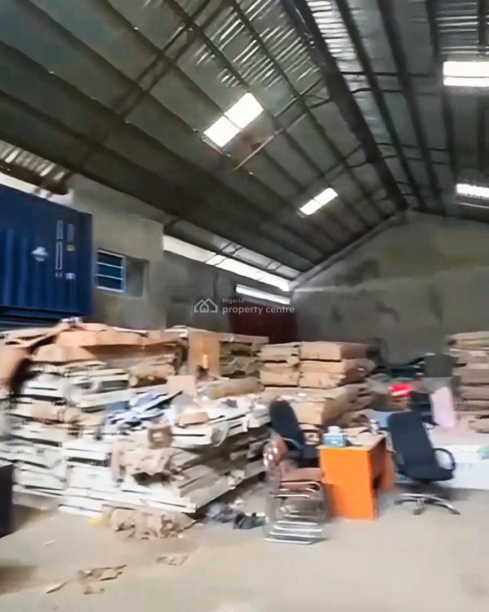 500sqm Warehouse with High Ceilings & Offices, Airport Road, Igwuruta, Port Harcourt, Rivers, Warehouse for Rent