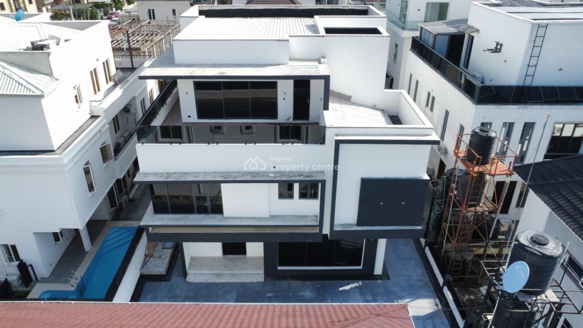 Secured Estate   6 Bedroom + Bq  Swimming Pool   Cinema Room   Spa, Osapa, Lekki, Lagos, Detached Duplex for Sale