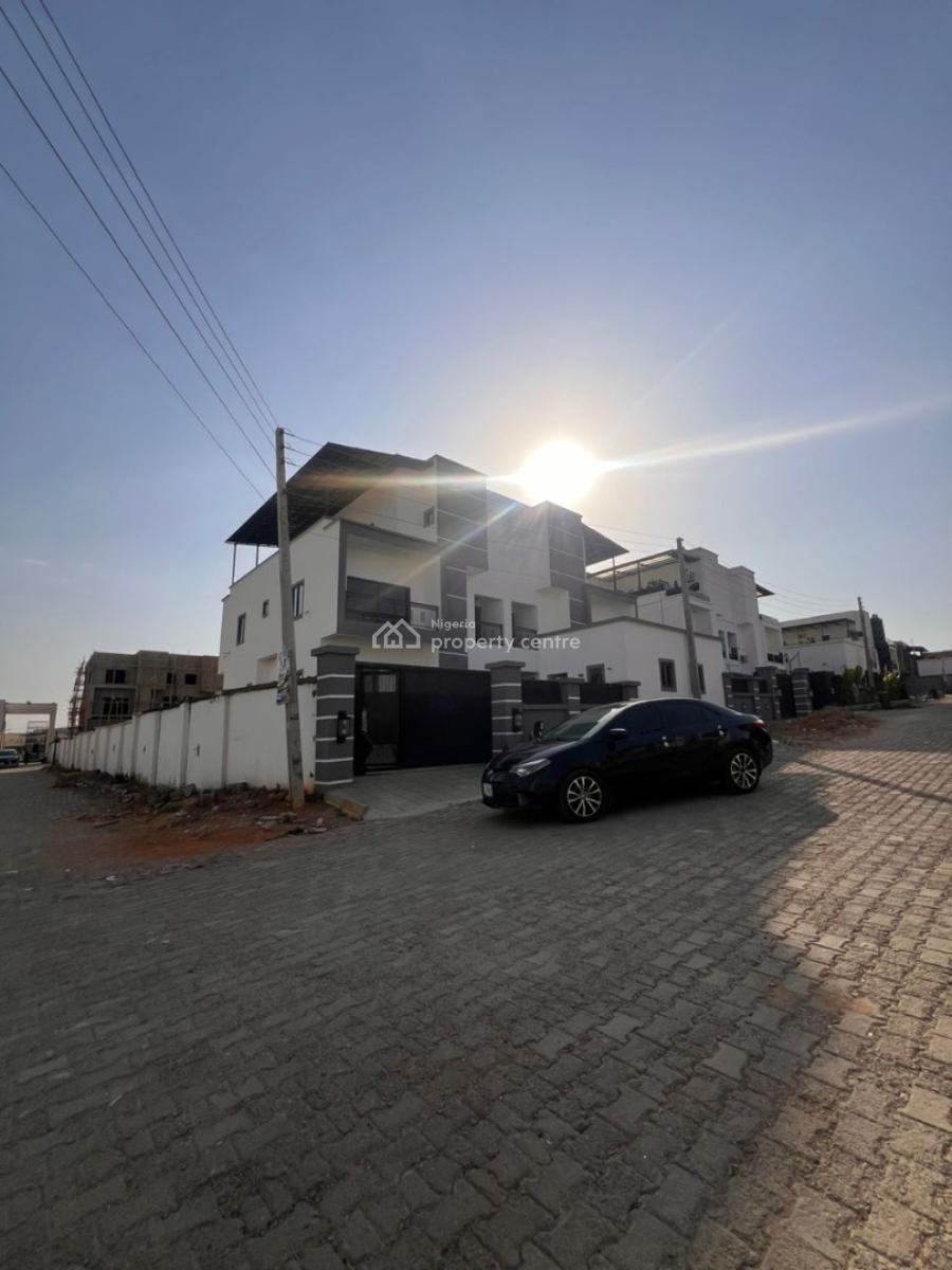 Nice 4 Beds Gated Semidetached Duplex & Bq, Penthouse& 3 Living Rooms, Life Camp, Abuja, Semi-detached Duplex for Sale