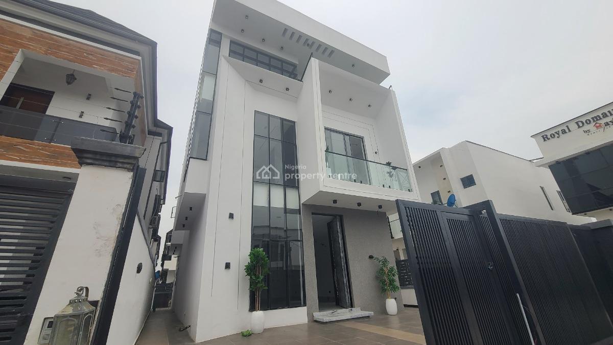 Contemporary 5 Bed Duplex on 2 Floors with Luxurious Finishing, Ikota, Lekki, Lagos, Detached Duplex for Sale