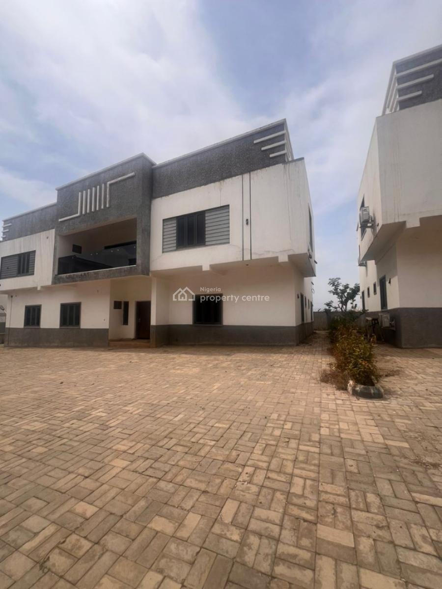 Extra Massive 5 Beds Fully Detached Duplex with Bq and 2 Living Rooms, Life Camp, Abuja, Detached Duplex for Sale