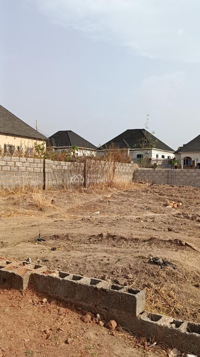 a Bungalow Plot Available in a Well Developed Estate, Behind Trademore Estate, Lugbe Airport Road, Lugbe District, Abuja, Residential Land for Sale