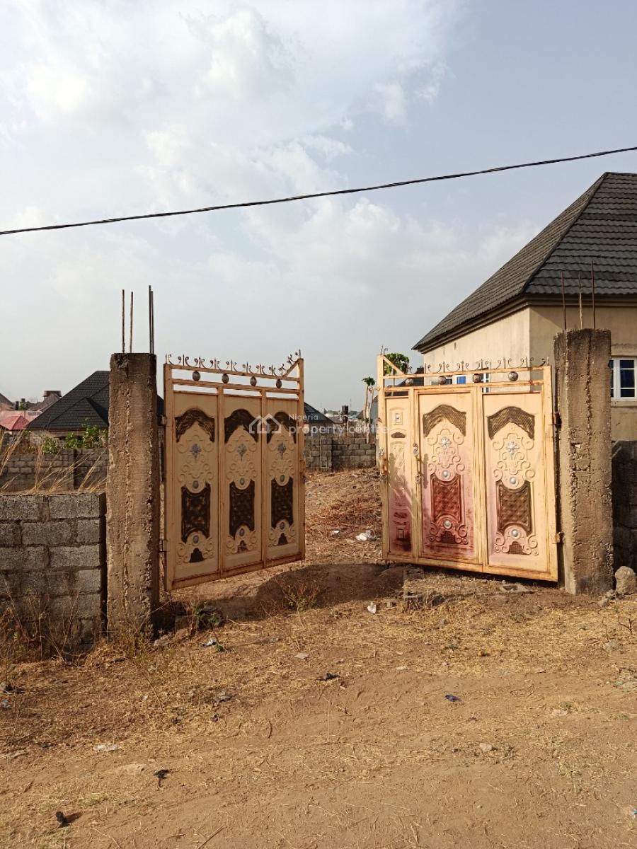 a Bungalow Plot Available in a Well Developed Estate, Behind Trademore Estate, Lugbe Airport Road, Lugbe District, Abuja, Residential Land for Sale