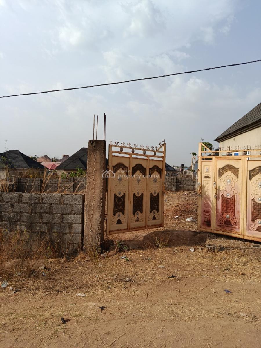 a Bungalow Plot Available in a Well Developed Estate, Behind Trademore Estate, Lugbe Airport Road, Lugbe District, Abuja, Residential Land for Sale