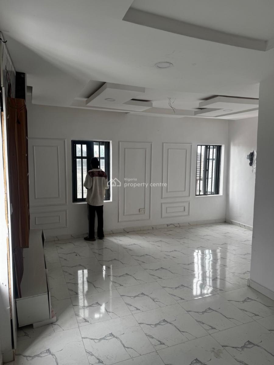Very Spacious 2-bedroom Apartment (upstairs with Balcony), Sangotedo, Ajah, Lagos, Flat / Apartment for Rent