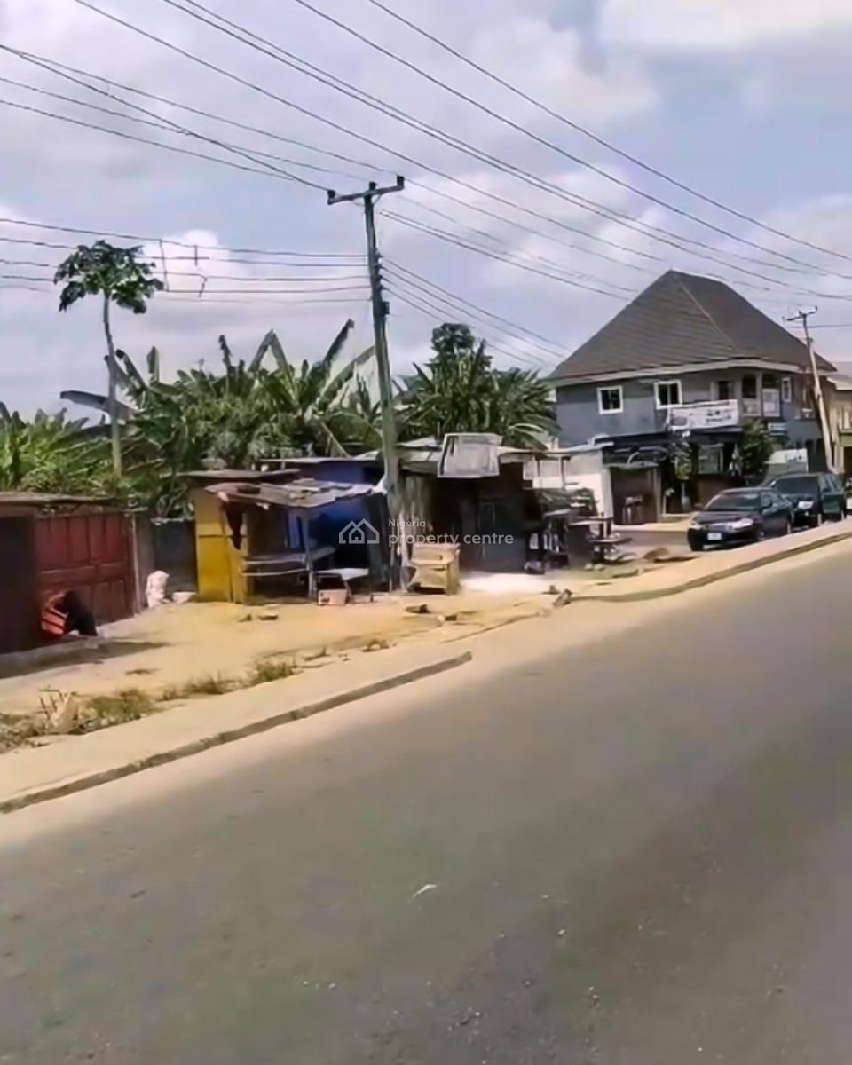 Cornerpiece 4 Plots of Land on a Busy Major Road for Commercial Use, Nta Road, Port Harcourt, Rivers, Commercial Land for Rent