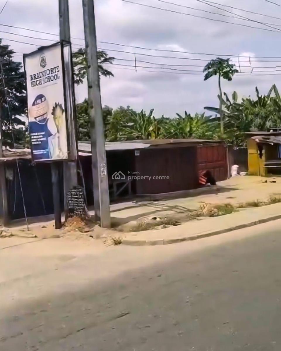 Cornerpiece 4 Plots of Land on a Busy Major Road for Commercial Use, Nta Road, Port Harcourt, Rivers, Commercial Land for Rent