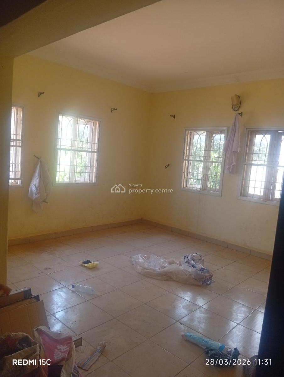 Spacious 3bedroom Flat, First Floor with 4 Toilet, Lokogoma District, Abuja, Flat / Apartment for Rent