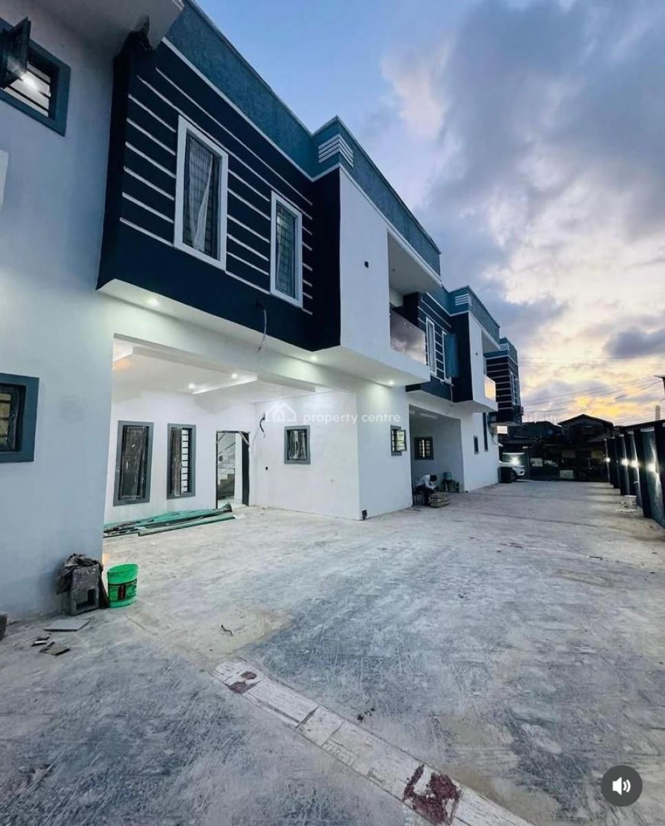 Newly Built 4 Bedroom Terraced Duplex, Ogba, Ikeja, Lagos, Terraced Duplex for Sale