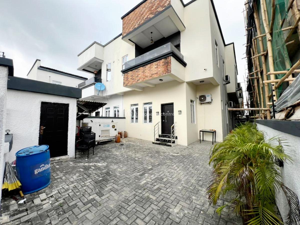 Furnished 4 Bedroom Semi Detached Duplex with 1bq, Ikota Villa Estate, Ikota, Lekki, Lagos, Semi-detached Duplex for Rent