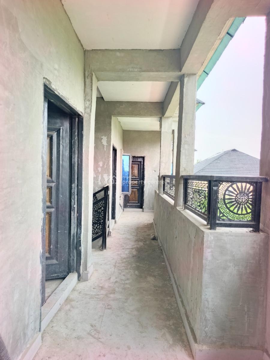 Smart Spacious Newly Built 2 Bedrooms Apartment Upstairs, in Estate at Ogombo Abraham Adesanya Axis, Ajah Lagos., Ajah, Lagos, Flat / Apartment for Rent