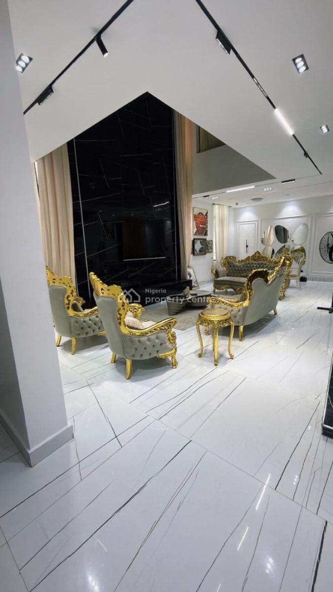 Fully Furnished 5beds with Solar Installation, Palm Residence Estate, Osapa, Lekki, Lagos, Detached Duplex for Sale