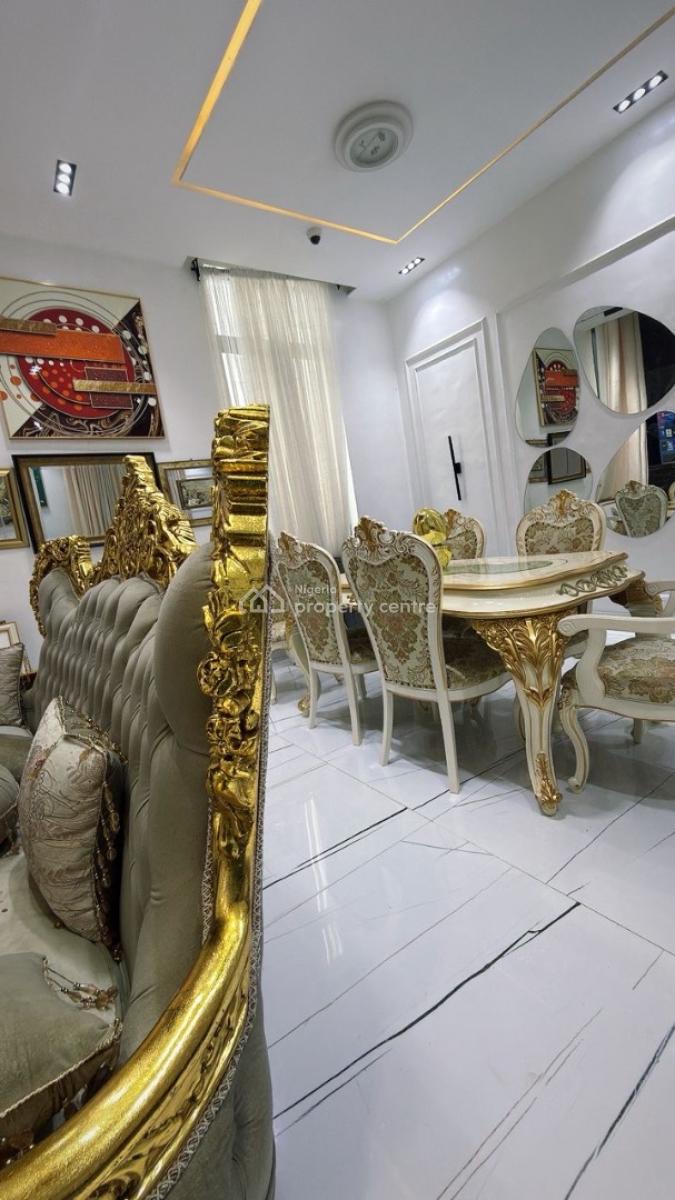 Fully Furnished 5beds with Solar Installation, Palm Residence Estate, Osapa, Lekki, Lagos, Detached Duplex for Sale