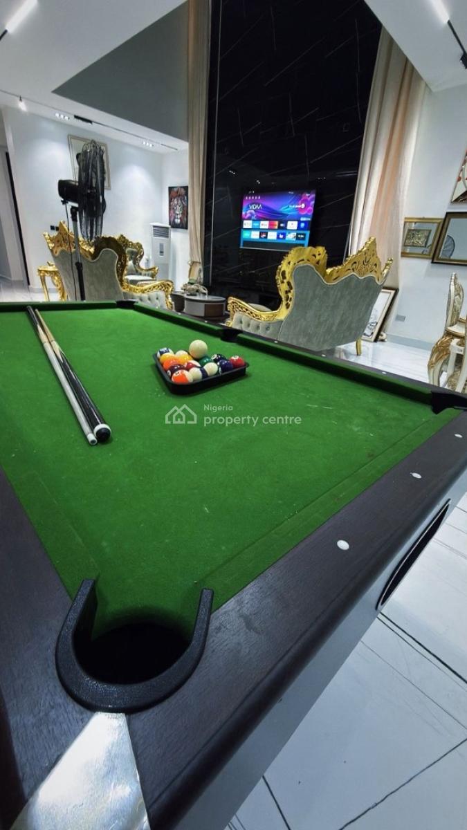 Fully Furnished 5beds with Solar Installation, Palm Residence Estate, Osapa, Lekki, Lagos, Detached Duplex for Sale