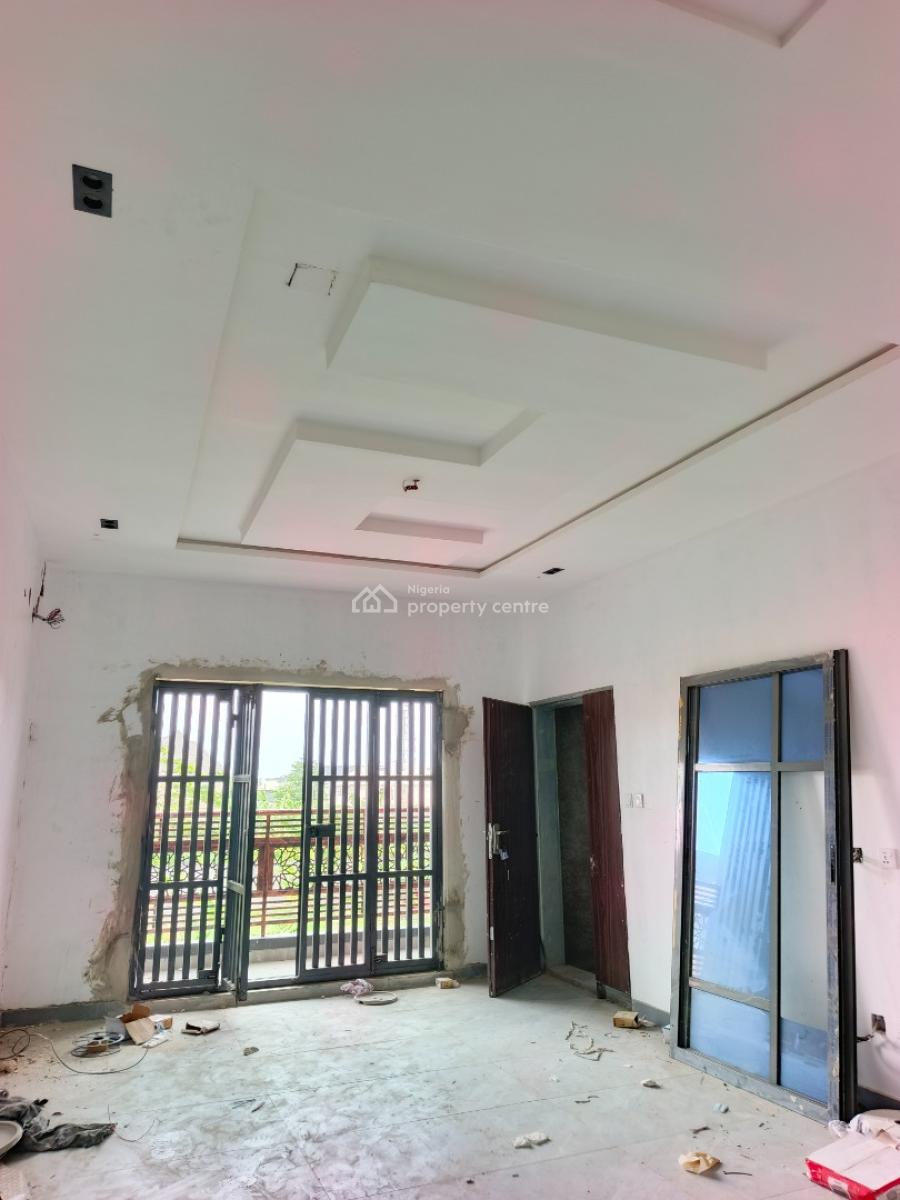 Smart Spacious Newly Built 3 Bedrooms Apartment with Bq Upstairs, in 24/7 Power Supply Estate at Abraham Adesanya Axis, Ajah, Lagos., Ajah, Lagos, Flat / Apartment for Rent