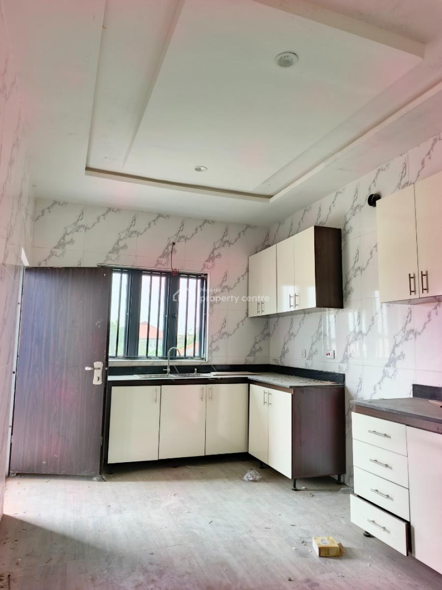 Smart Spacious Newly Built 3 Bedrooms Apartment with Bq Upstairs, in 24/7 Power Supply Estate at Abraham Adesanya Axis, Ajah, Lagos., Ajah, Lagos, Flat / Apartment for Rent
