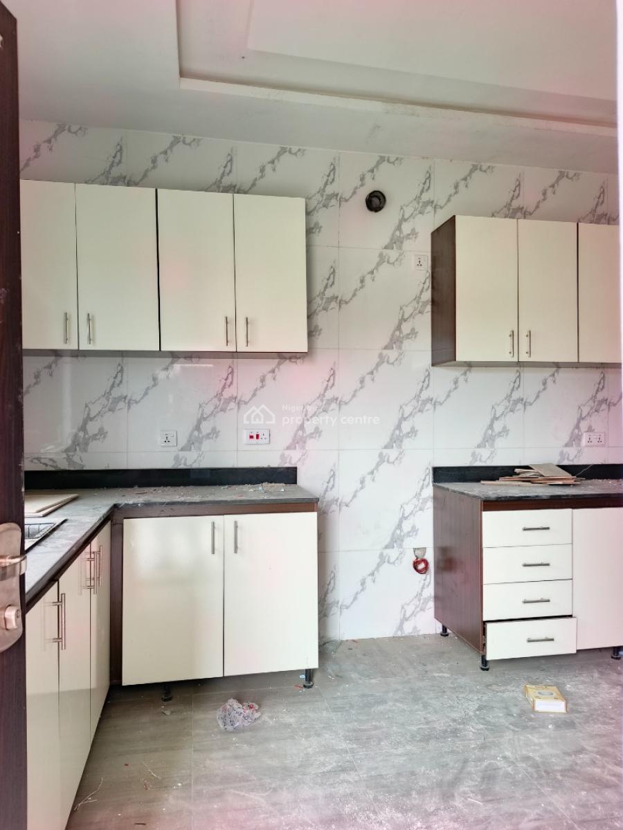 Smart Spacious Newly Built 3 Bedrooms Apartment with Bq Upstairs, in 24/7 Power Supply Estate at Abraham Adesanya Axis, Ajah, Lagos., Ajah, Lagos, Flat / Apartment for Rent