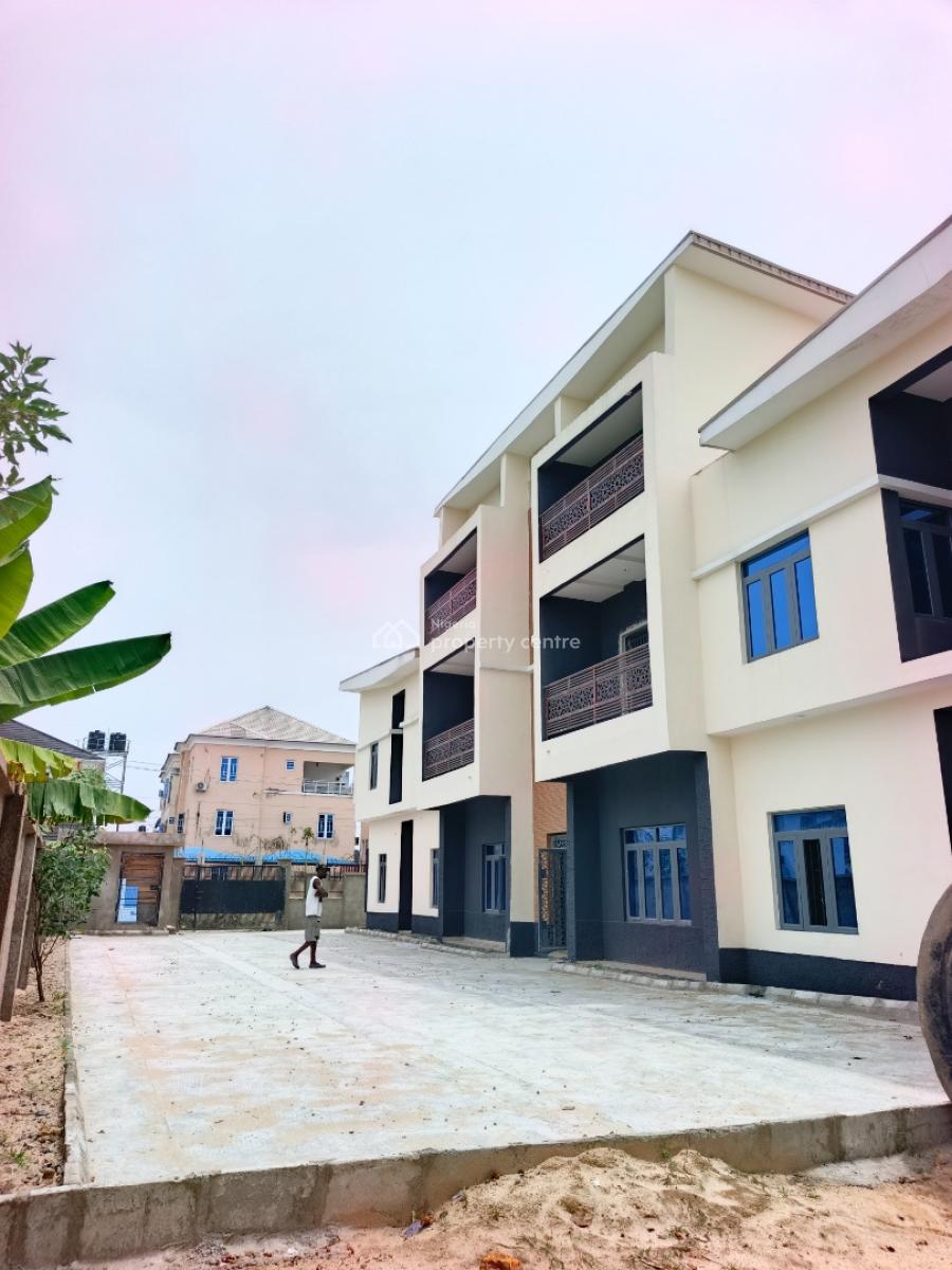 Smart Spacious Newly Built 3 Bedrooms Apartment with Bq Upstairs, in 24/7 Power Supply Estate at Abraham Adesanya Axis, Ajah, Lagos., Ajah, Lagos, Flat / Apartment for Rent