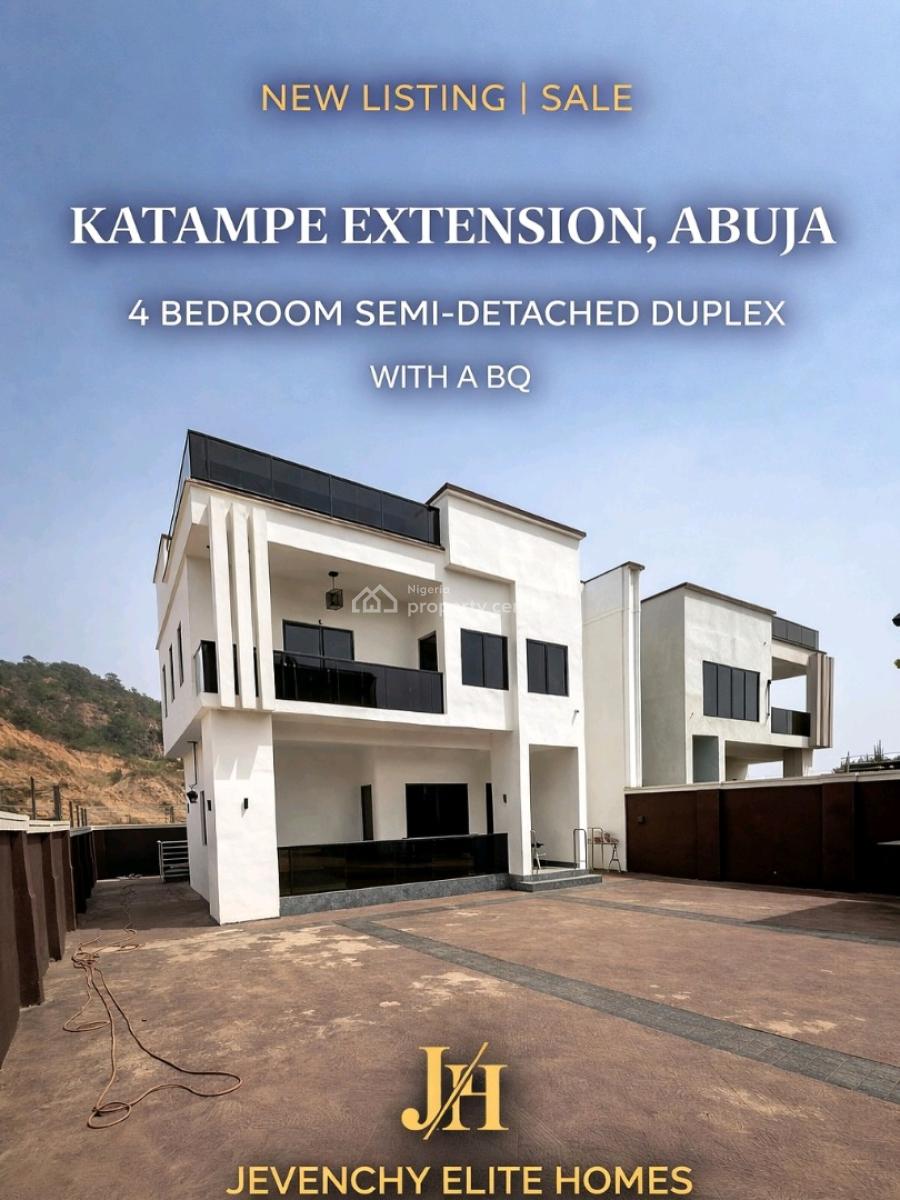 Luxury 4-bedroom Semi-detached Duplex  Katampe Extension, Abuja  Expe, Katampe Extension, Katampe, Abuja, House for Sale