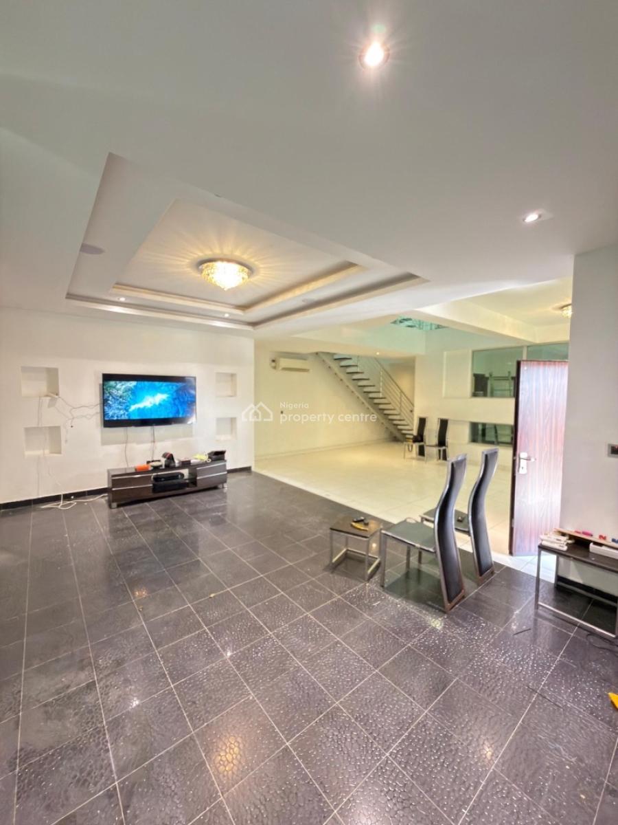 Massive 5 Bedroom Terrace Duplex with Bq and Pool, 5 Bedroom Duplex for Rent, Ikate, Lekki, Lagos, Terraced Duplex for Rent