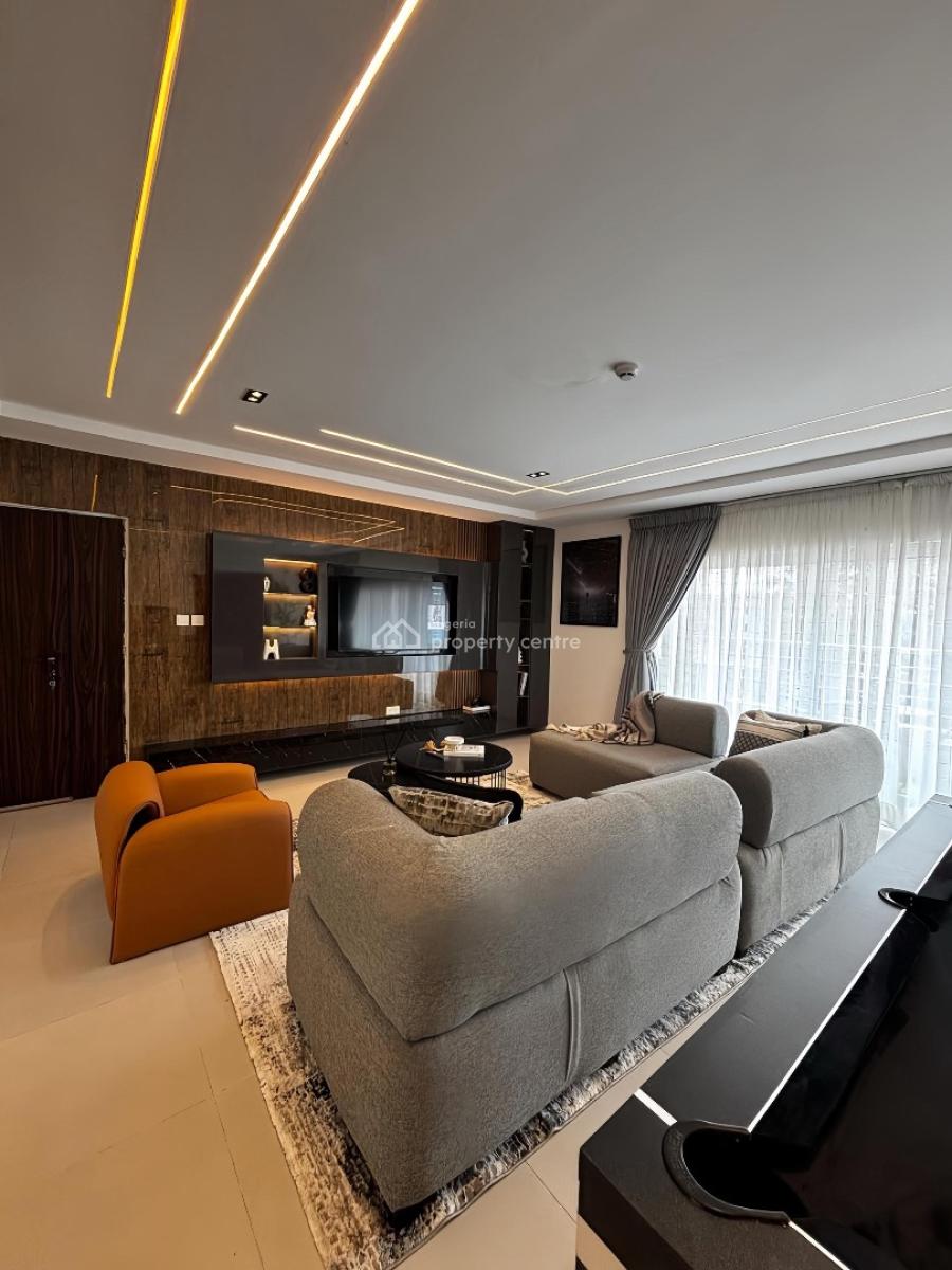 New Spacious 1 Bedroom Apartment with Pool, Gym, Ps5 and 3 Balconies, Lekki Phase 1, Lekki, Lagos, Flat / Apartment Short Let