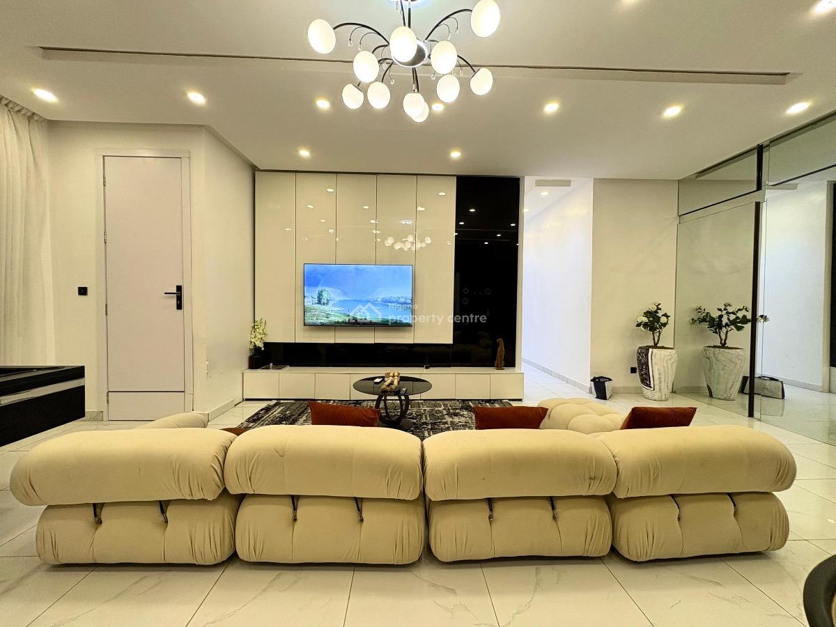 Luxuriously Furnished 3bedroom Apartment with Cinema and Pool, Freedom Way, Lekki Phase 1, Lekki, Lagos, Flat / Apartment for Rent