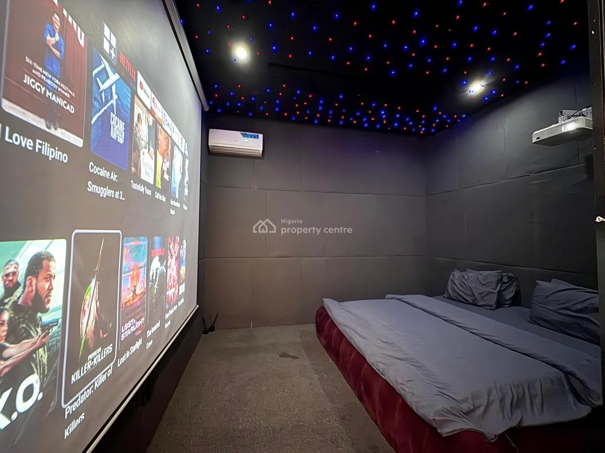 Luxuriously Furnished 3bedroom Apartment with Cinema and Pool, Freedom Way, Lekki Phase 1, Lekki, Lagos, Flat / Apartment for Rent