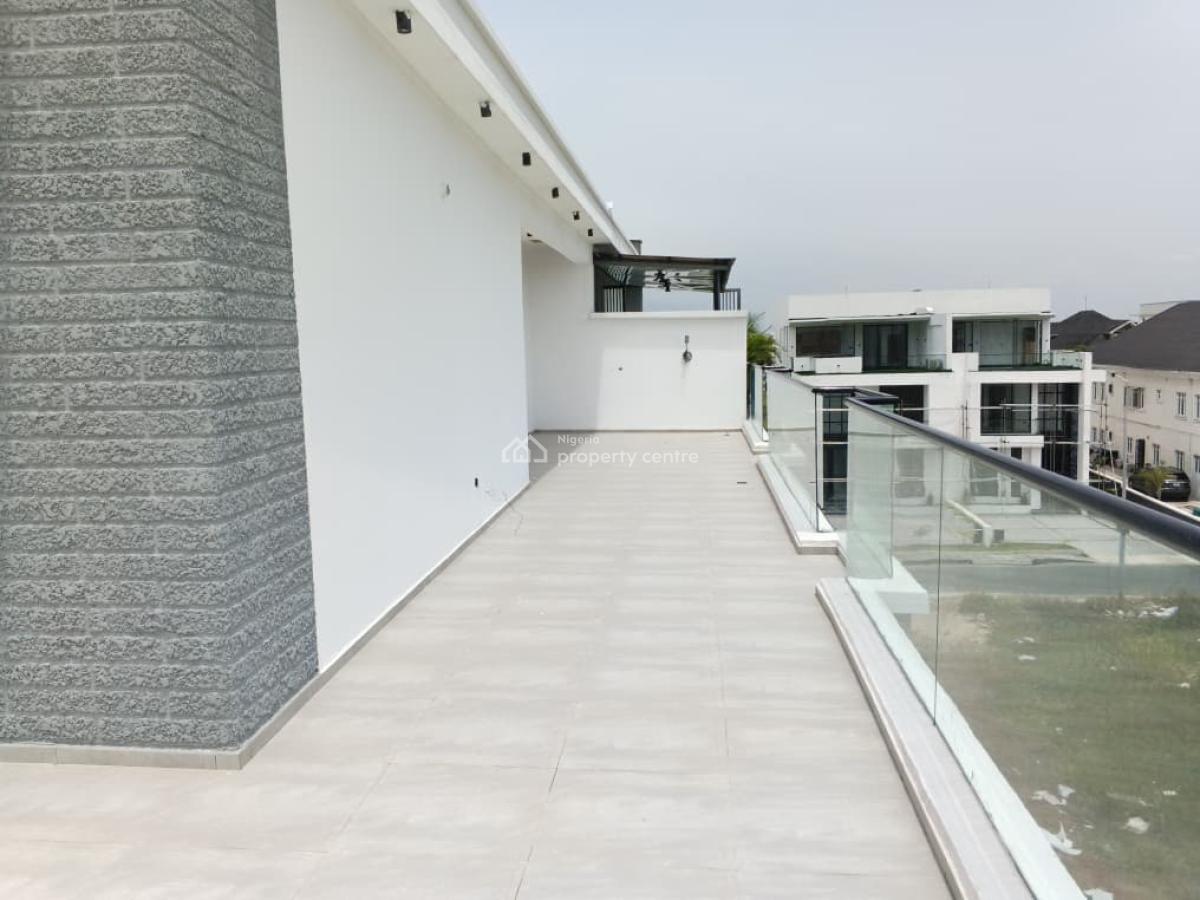 Lovely 5bedroom Semi-detached House with Bq, Cowrie-creek Estate, Lekki, Lagos, Semi-detached Duplex for Rent