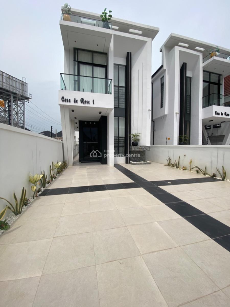 a Contemporary 5 Bedrooms Detached Duplex with Swimming Pool, Ikota -gated Estate, Ikota, Lekki, Lagos, Detached Duplex for Sale