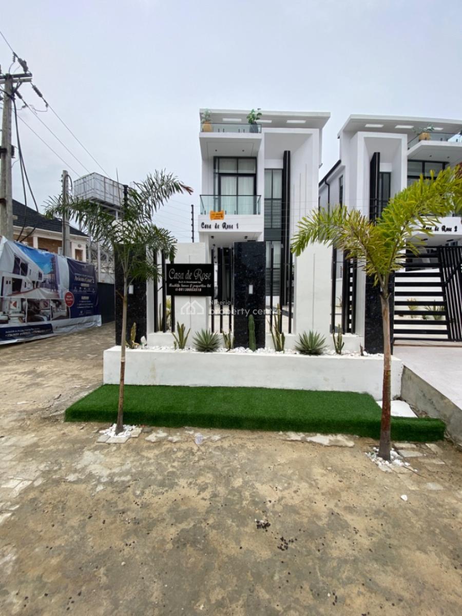 a Contemporary 5 Bedrooms Detached Duplex with Swimming Pool, Ikota -gated Estate, Ikota, Lekki, Lagos, Detached Duplex for Sale