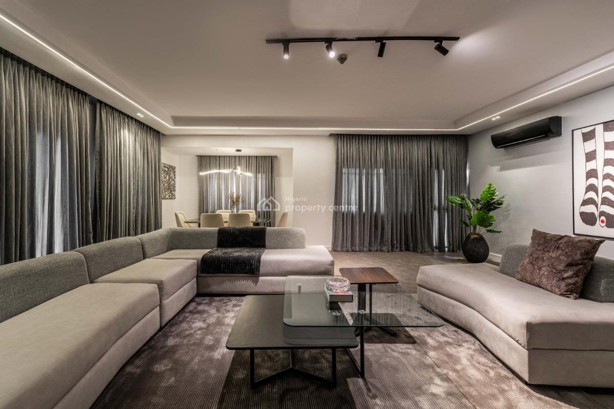 Luxury 3 Bedroom Apartment, Sda Court, 6, Olufemi Pedro, Banana Island, Ikoyi, Lagos, Flat / Apartment Short Let