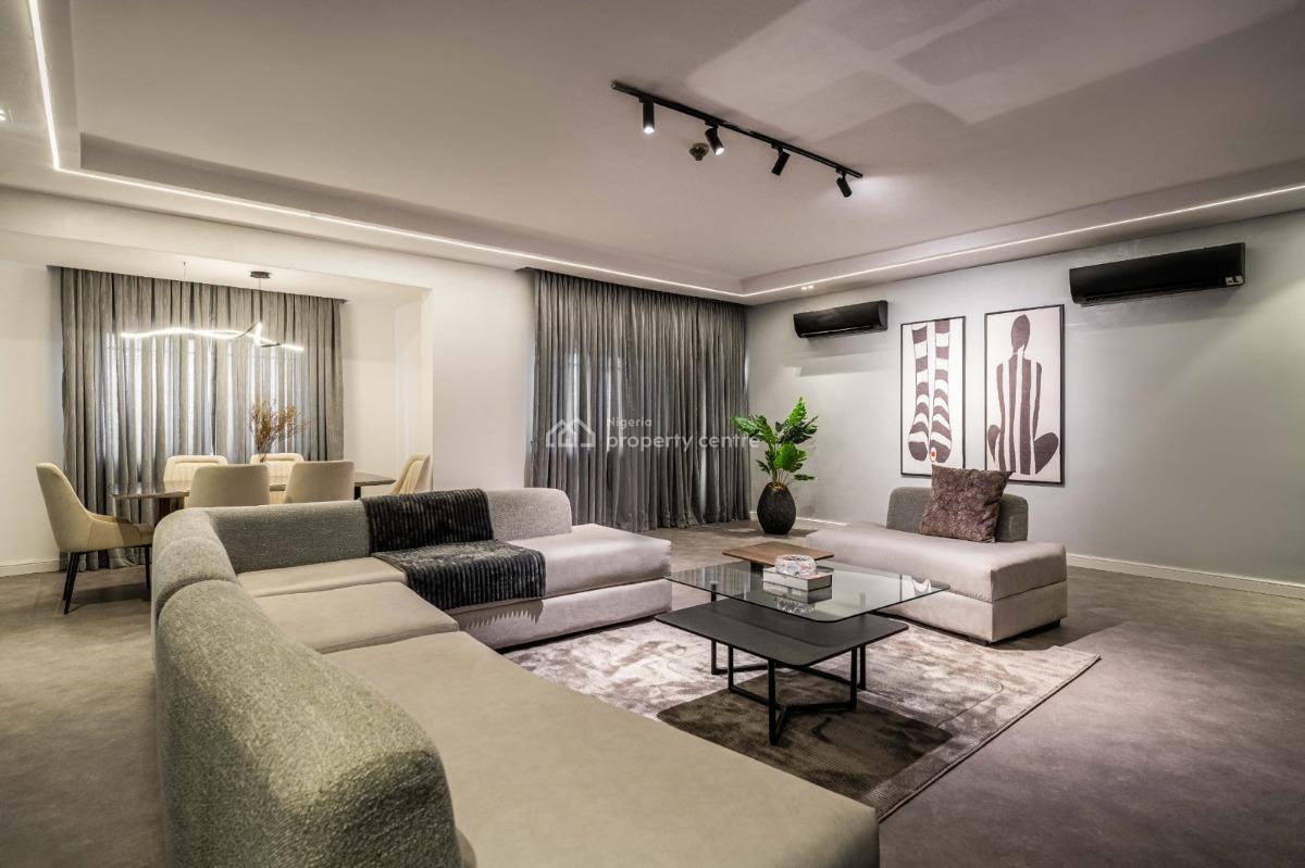 Luxury 3 Bedroom Apartment, Sda Court, 6, Olufemi Pedro, Banana Island, Ikoyi, Lagos, Flat / Apartment Short Let