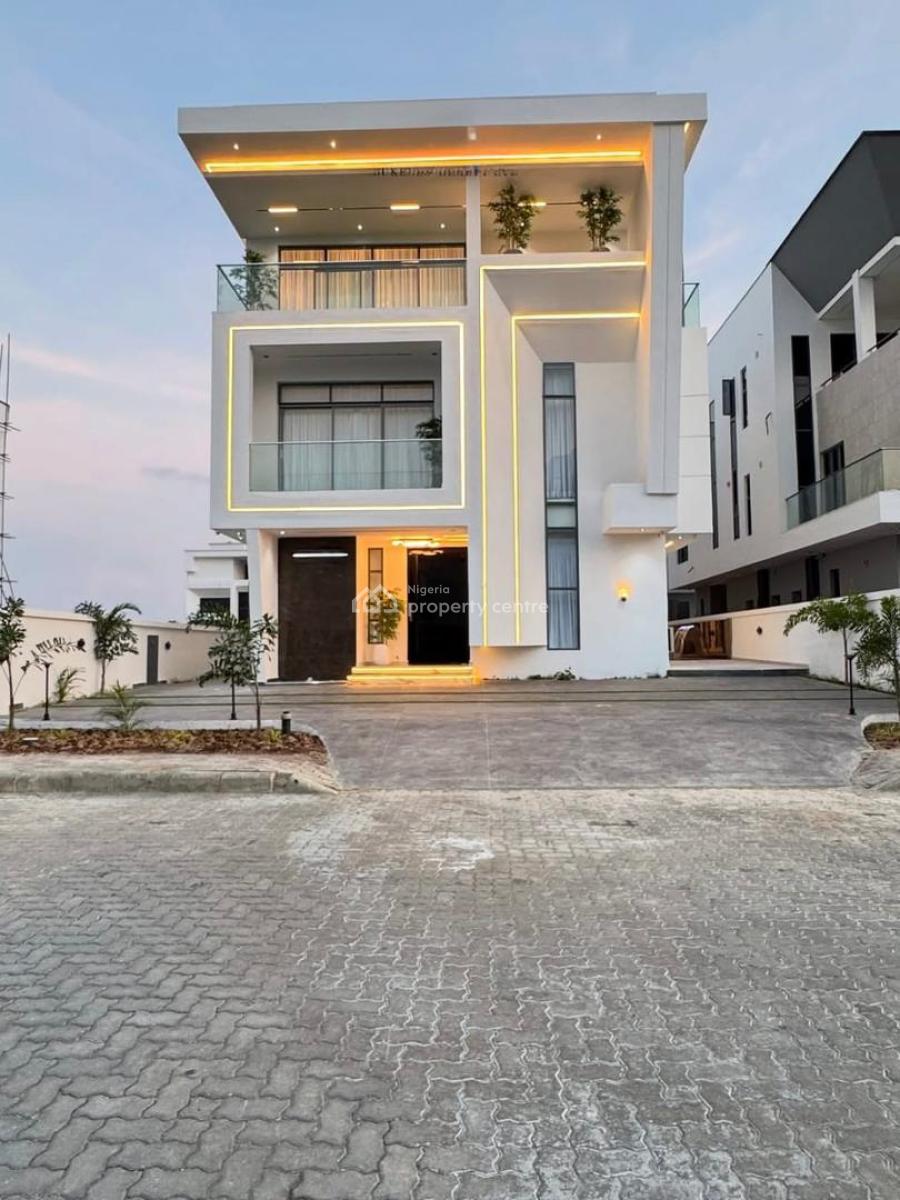 Newly Built 5 Bedrooms Fully Detached House with Bq, Ikate Elegushi, Lekki, Lagos, Detached Duplex for Sale