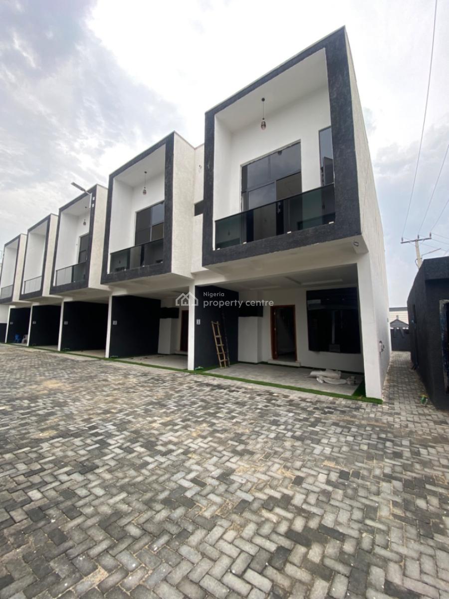 Bran New 4 Bedrooms Terrace Duplex, Ikota -lekki, Ikota, Lekki, Lagos, Terraced Duplex for Rent
