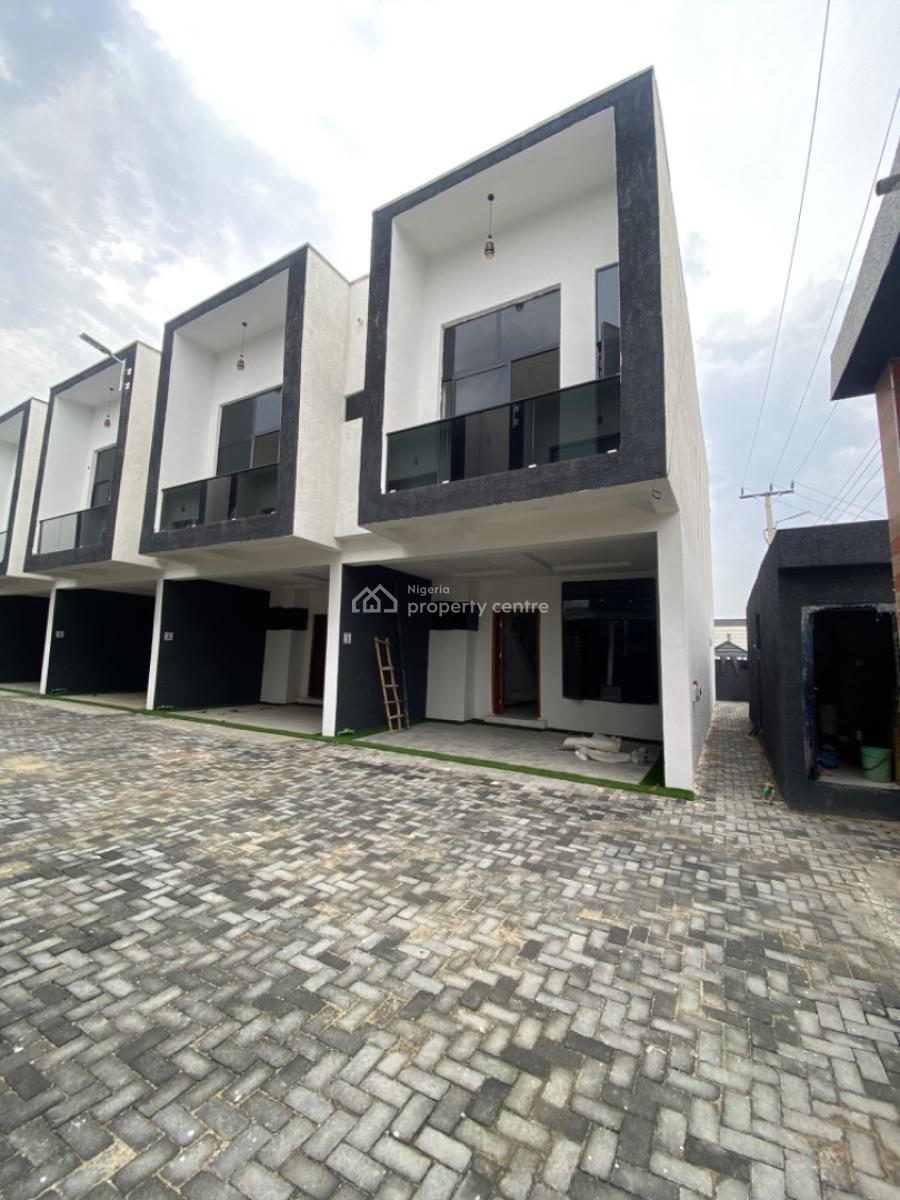 Bran New 4 Bedrooms Terrace Duplex, Ikota -lekki, Ikota, Lekki, Lagos, Terraced Duplex for Rent