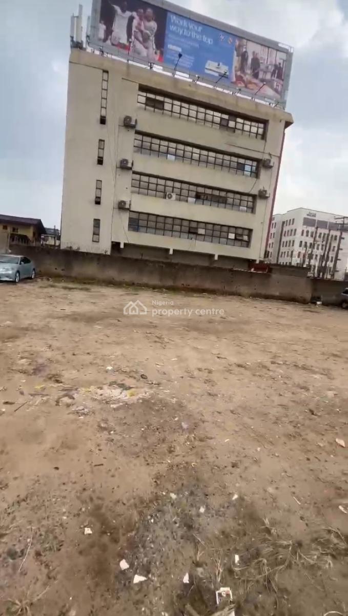 a Plot & Quarter of Land (700sqm) for All Purposes, @ Ikeja B/stop, Facing Directly on Oba Akran Avenue Ikeja Lagos, Oba Akran, Ikeja, Lagos, Commercial Land for Sale