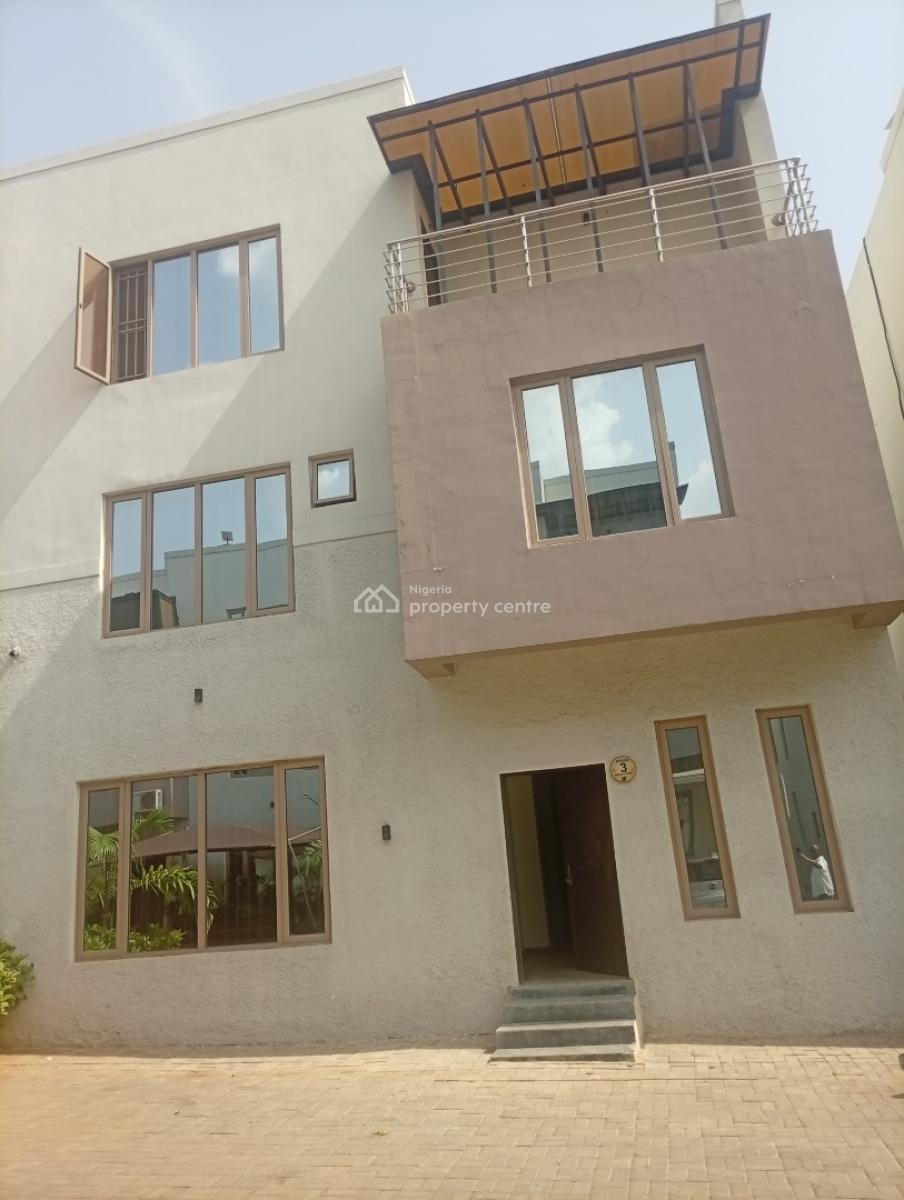 Brand New 5 Bedroom Terraced Duplex with a Room Bq, Asokoro District, Abuja, Terraced Duplex for Rent