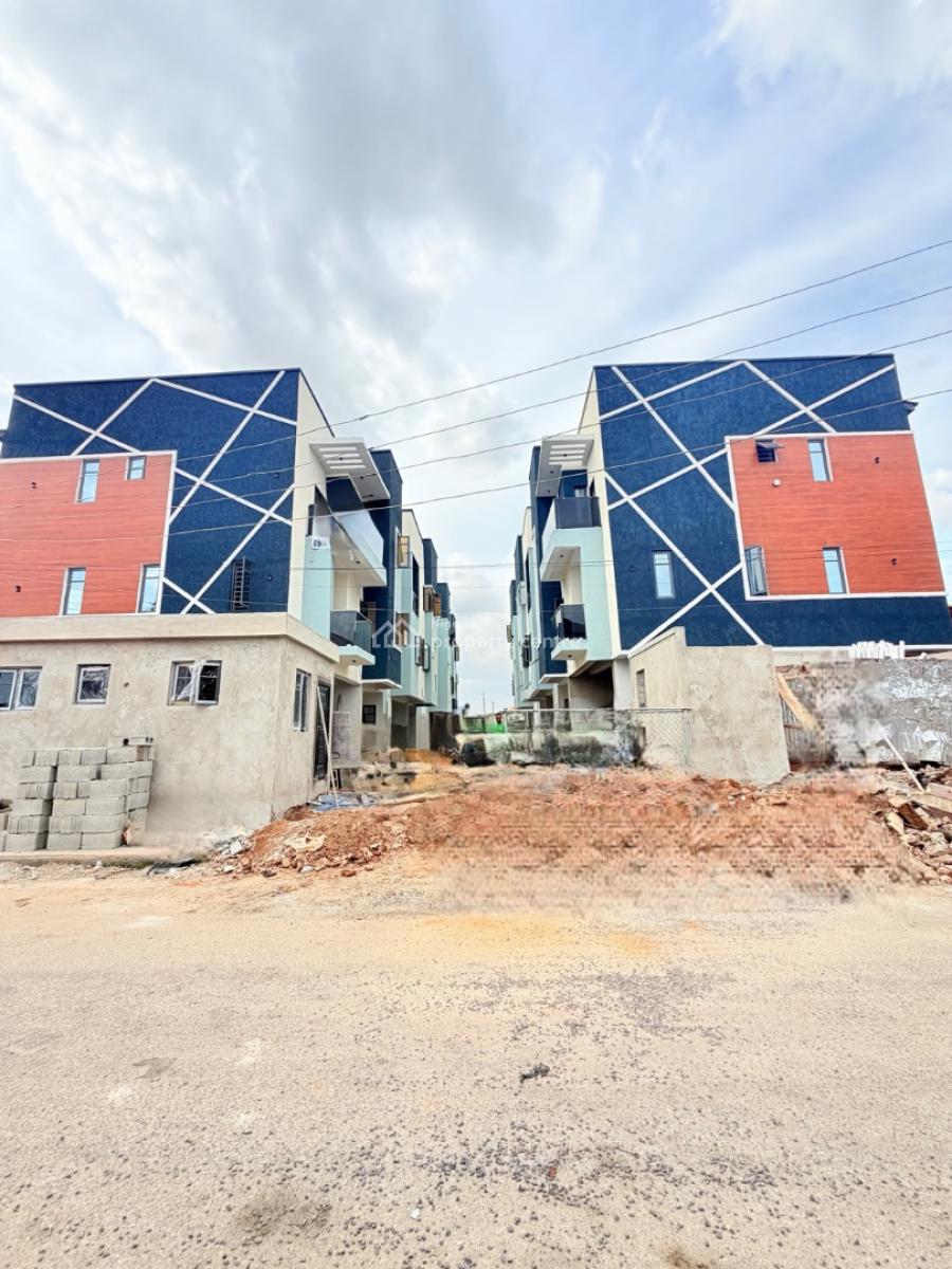 Newly Built 4 Bedroom Terrace Duplex with a Room Bq, Oregun, Ikeja, Lagos, Terraced Duplex for Sale