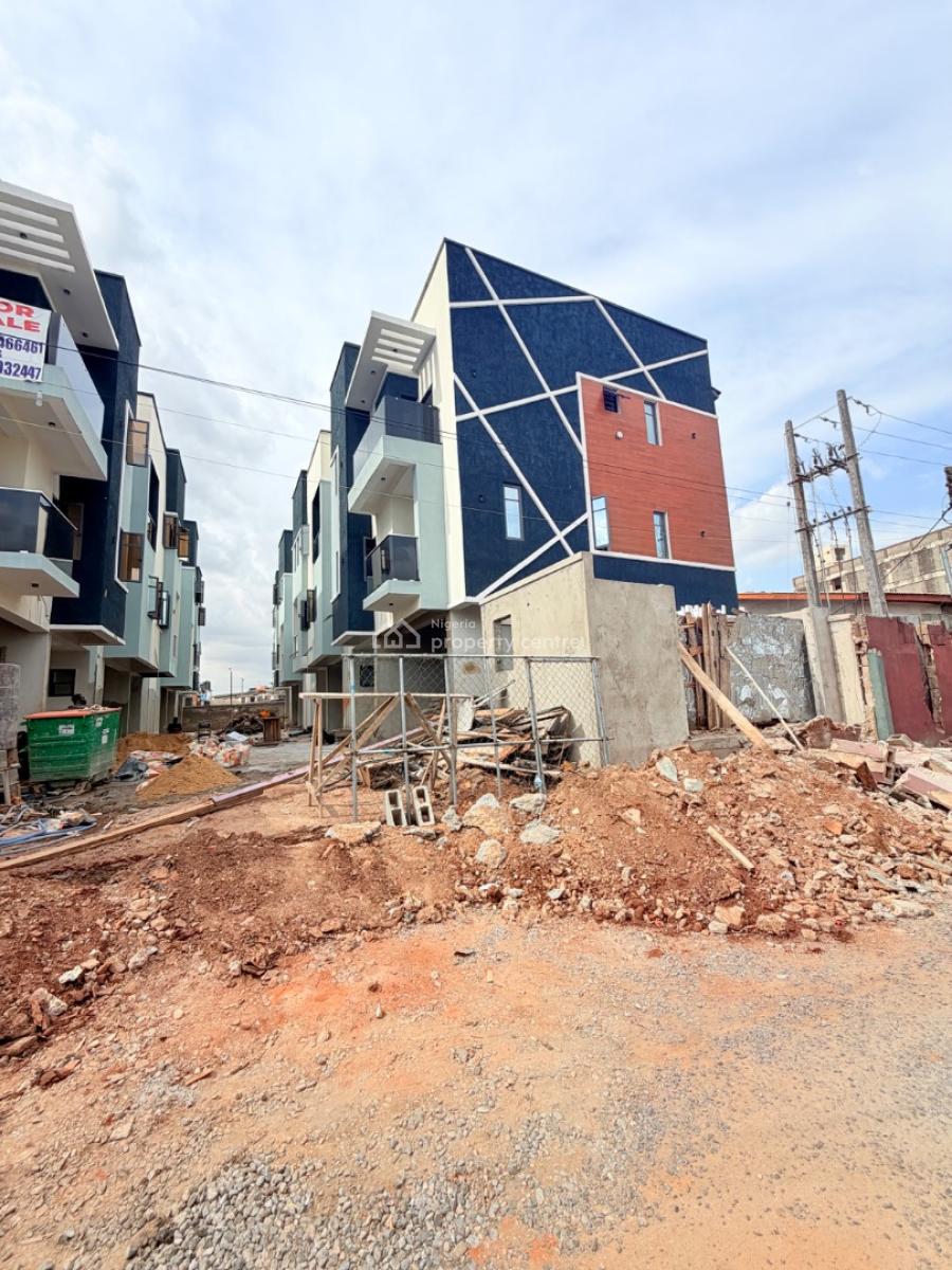 Newly Built 4 Bedroom Terrace Duplex with a Room Bq, Oregun, Ikeja, Lagos, Terraced Duplex for Sale