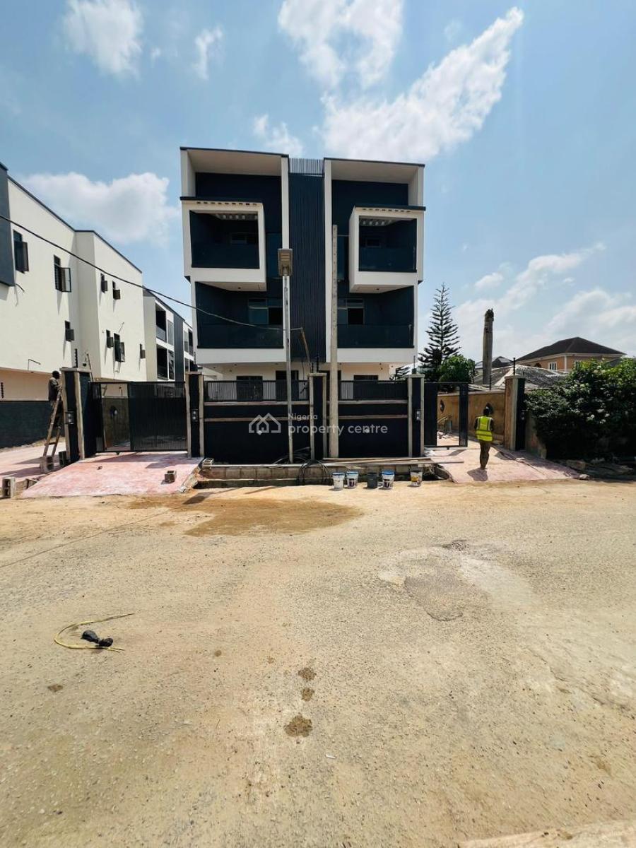 Exquisitely Built 4 Bedroom Semi Detached Duplex with Bq, Beautifully Designed Home with Bq in a Secured Estate, Adeniyi Jones, Ikeja, Lagos, Semi-detached Duplex for Sale
