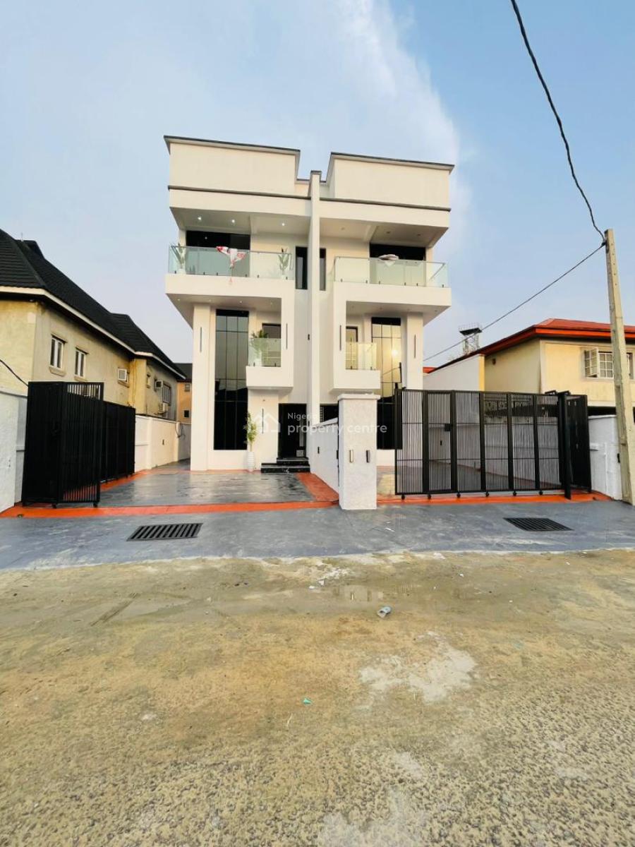 Newly Built 4bedroom Semi Detached Duplex with Bq, Smart Automated Home with Bq in a Secured Estate, Adeniyi Jones, Ikeja, Lagos, Semi-detached Duplex for Sale