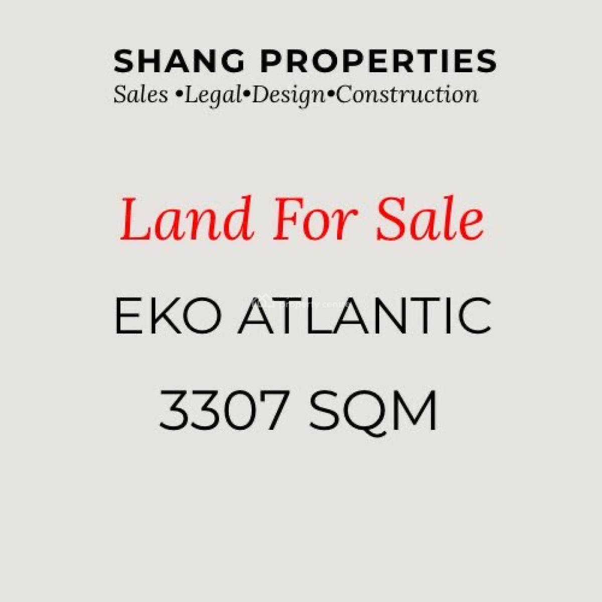 3307sqm Land at Eko Atlantic City, Eko Atlantic City, Lagos, Land for Sale