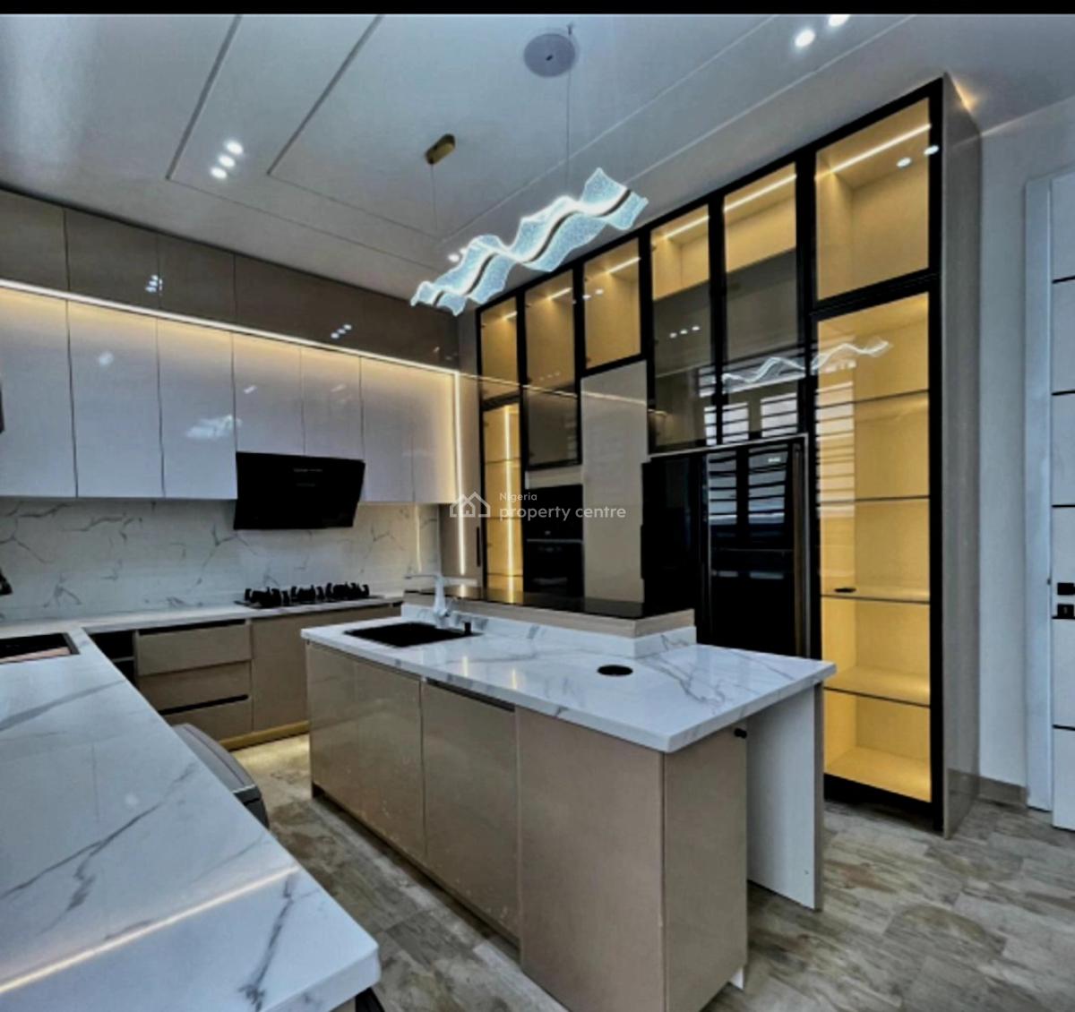 Contemporary 5 Bedroom Fully Detached Duplex with Bq, Lekki County, Lekki, Lagos, House for Sale