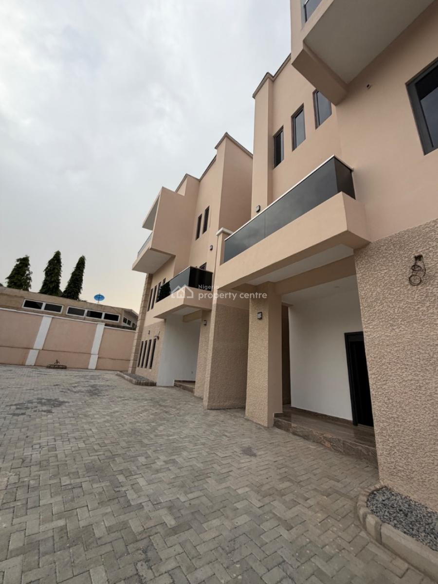 Standard Newly Built 4 Bedroom Terrace Duplex, Guzape District, Abuja, Terraced Duplex for Rent