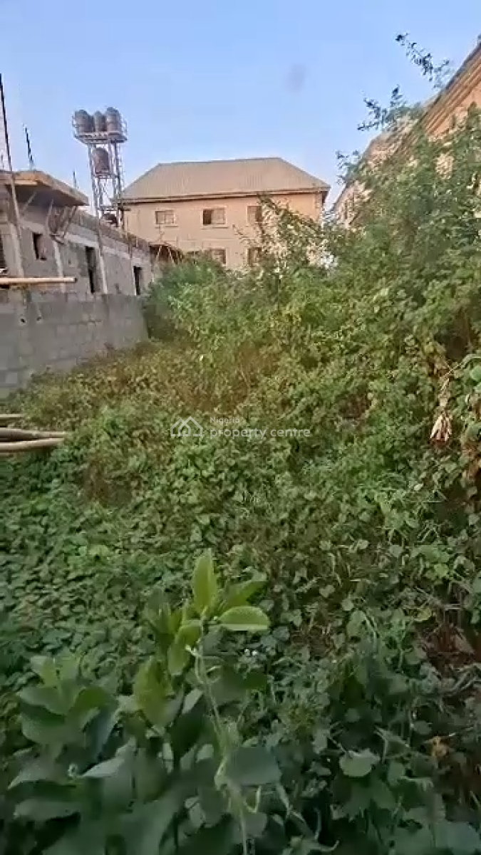 Dry Half Plot of Land,fully Fenced and Gated in a Secured Estate., Ago Palace, Isolo, Lagos, Land for Sale